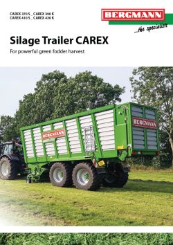 Forage Wagon Bergmann Brochure Carex