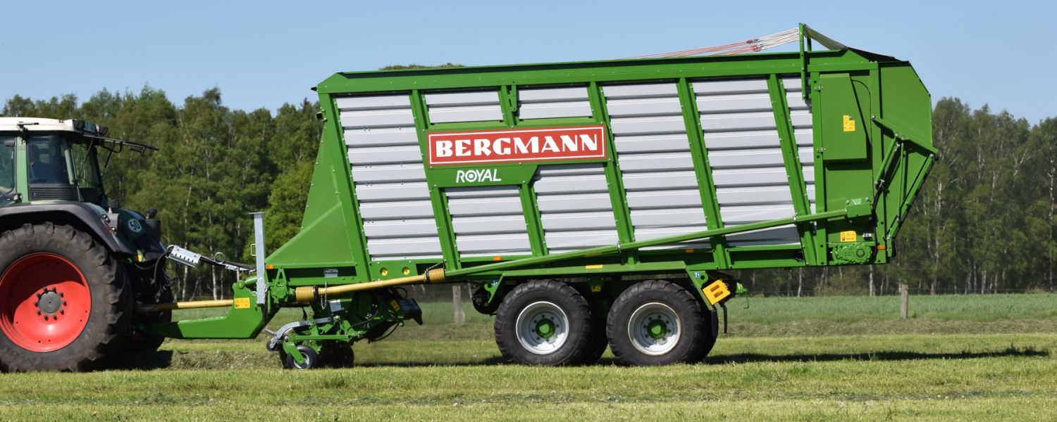 bergmann royal silage loader wagon grass harvest silage