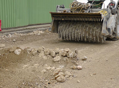 brownfield crusher drum
