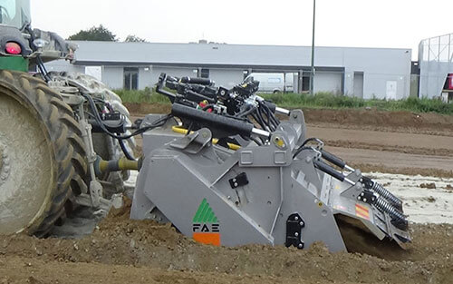 Soil Stabiliser Drum Working Lime Stabilisation