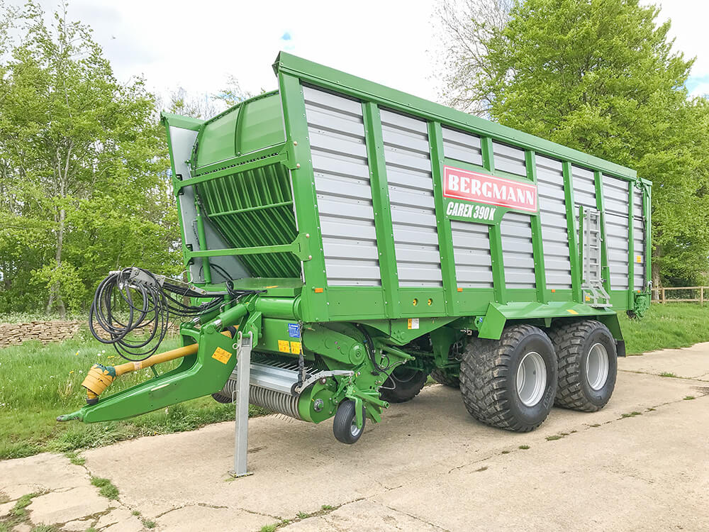 Used forage wagon